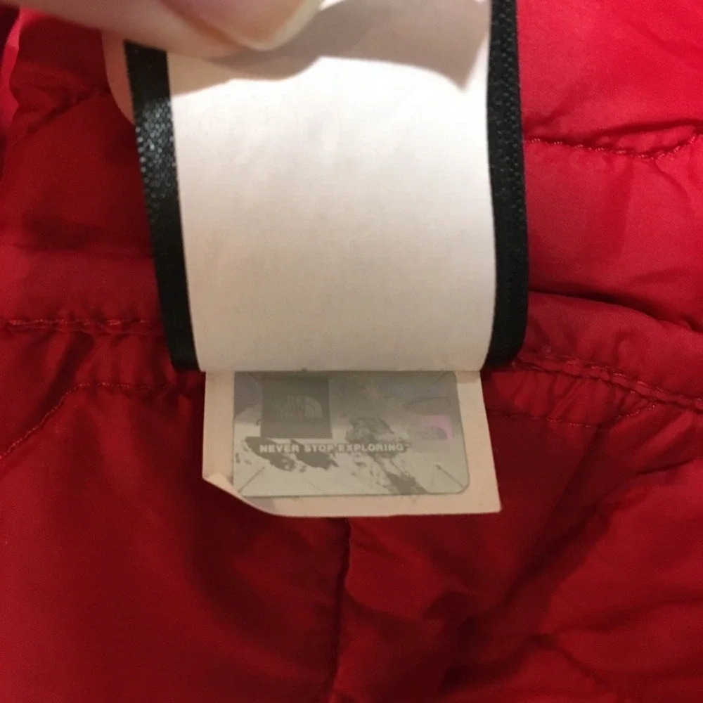 The North Face Thermoball Eco Insulated Puffer Vest Mens L Red Performance Hike